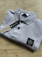 STONE ISLAND 22002SC ORGANIC COTTON ELASTANE PIQUE TIPPED POLO SHIRT IN LAVENDER  - Small / P2P 20” - Image 2