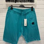 CP Company Light  Fleece Shorts  - Turquoise.