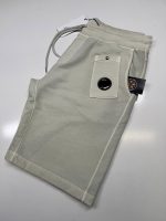 CP Company resist dyed Bermuda shorts in brushed emerized diagonal fleece - Pistachio - Image 3