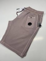 CP Company resist dyed Bermuda shorts in brushed emerized diagonal fleece - Dusky Rose - XXL / w38” - Image 7