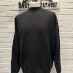Cp Company Brushed Emerized Diagonal Fleece Sweatshirt in Black  -   Medium / p2p 23”