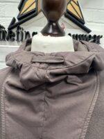 CP Company Brushed & Emerized Diagonal Fleece hooded Sweatshirt in Mauve - Image 6