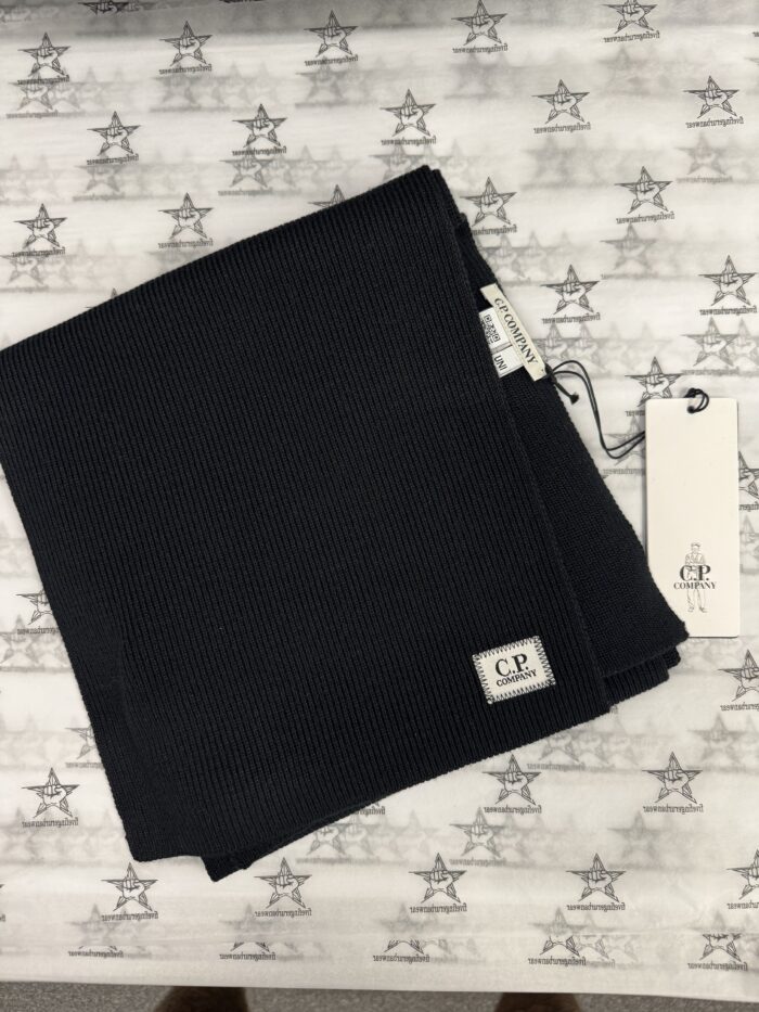 CP Company Re- Wool knit scarf in Sage - Image 7