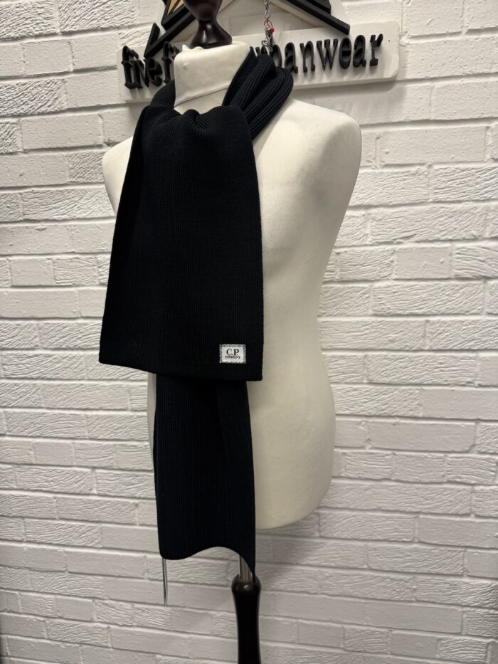 CP Company Re- Wool knit scarf in Sage - Image 11