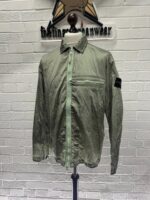 STONE ISLAND GREEN OVERSHIRT 10919 NYLON METAL IN ECONYL® REGENERATED NYLON  -   XL  / 24”P2P