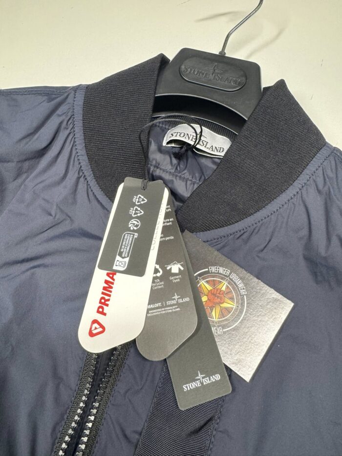 STONE ISLAND 40525 SKIN TOUCH NYLON-TC WITH PRIMALOFT®-TC: Bomber jacket - Navy - Image 3