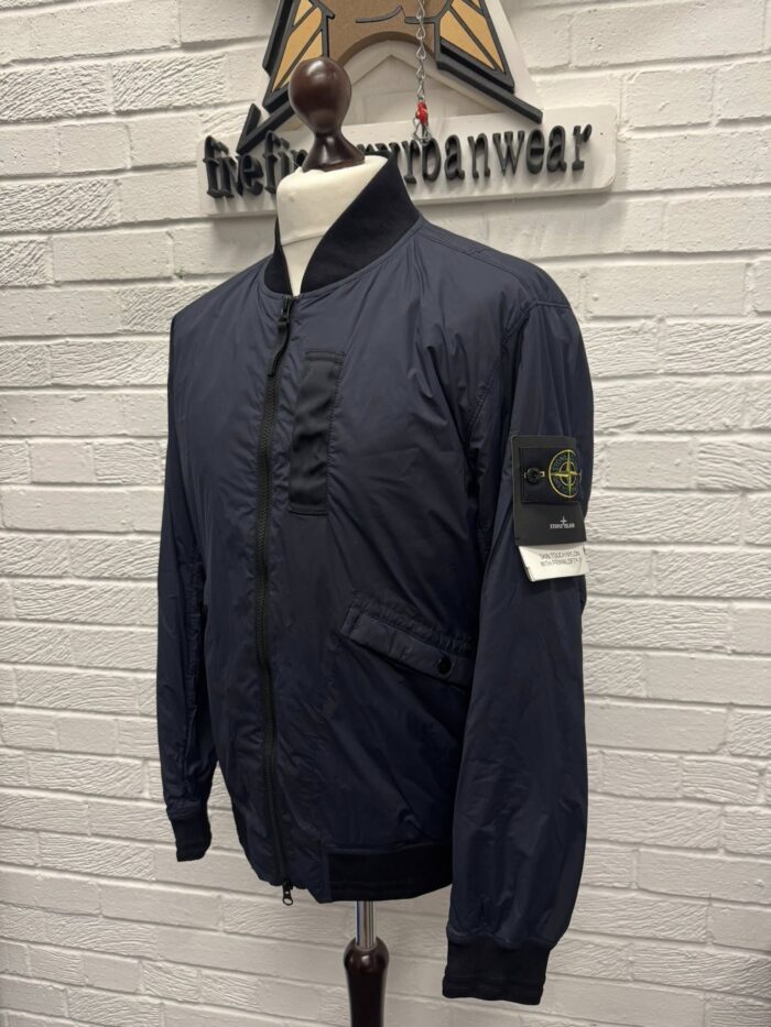 STONE ISLAND 40525 SKIN TOUCH NYLON-TC WITH PRIMALOFT®-TC: Bomber jacket - Navy - Image 8