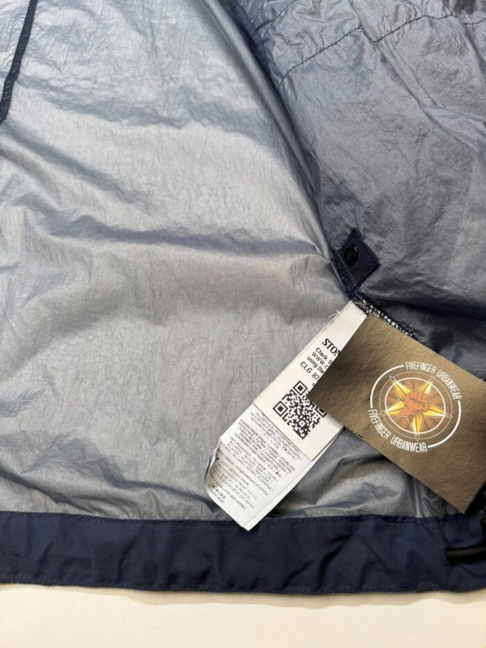 Stone Island 43034 Lucido-TC_Packable Hooded Jacket in Lucido-TC      Blue  / V0024 - Image 7