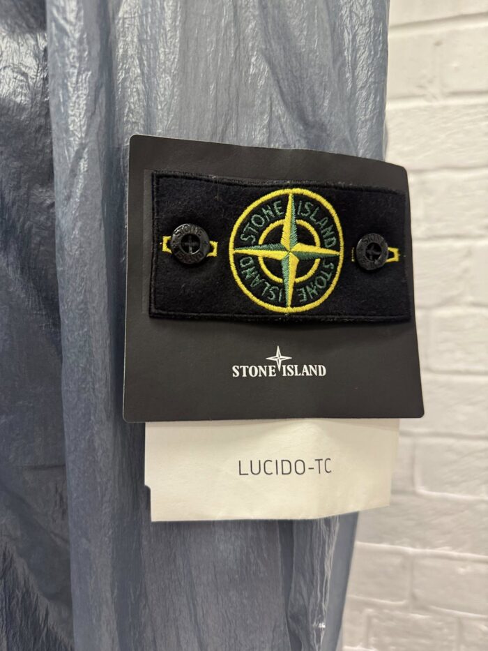 Stone Island 43034 Lucido-TC_Packable Hooded Jacket in Lucido-TC      Blue  / V0024 - Image 10