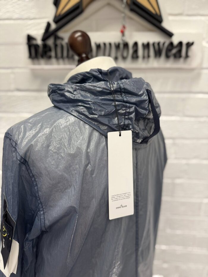 Stone Island 43034 Lucido-TC_Packable Hooded Jacket in Lucido-TC      Blue  / V0024 - Image 12