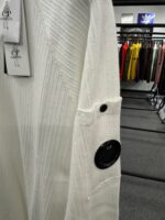 C.P. company 146A  crew knit in sea island cotton in white - Image 6