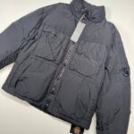 CP Company 251A Flatt Nylon down jacket in Black       Size 56 / 3XL.  / 27” P2P