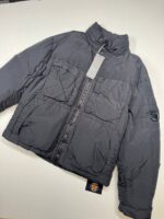CP Company 251A Flatt Nylon down jacket in Black       Size 56 / 3XL.  / 27” P2P