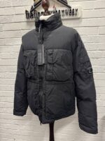 CP Company 251A Flatt Nylon down jacket in Black       Size 56 / 3XL.  / 27” P2P - Image 4