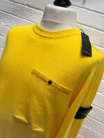 STONE ISLAND 517B8 RAW COTTON Crewneck knit in soft cotton.

Small / p2p 20”