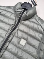 STONE ISLAND VEST G0524 LOOM WOVEN DOWN CHAMBERS STRETCH NYLON-TC IN MUSK GREEN - Image 2