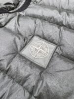 STONE ISLAND VEST G0524 LOOM WOVEN DOWN CHAMBERS STRETCH NYLON-TC IN MUSK GREEN - Image 3