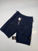 STONE ISLAND L0319 NYLON METAL IN ECONYL® REGENERATED NYLON SHORTS IN NAVY