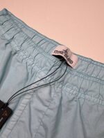 STONE ISLAND B0968 BRUSHED NYLON 'INK FOUR PRINT'_GARMENT DYED Swimming trunks in brushed nylon.  Sky Blue - Image 4