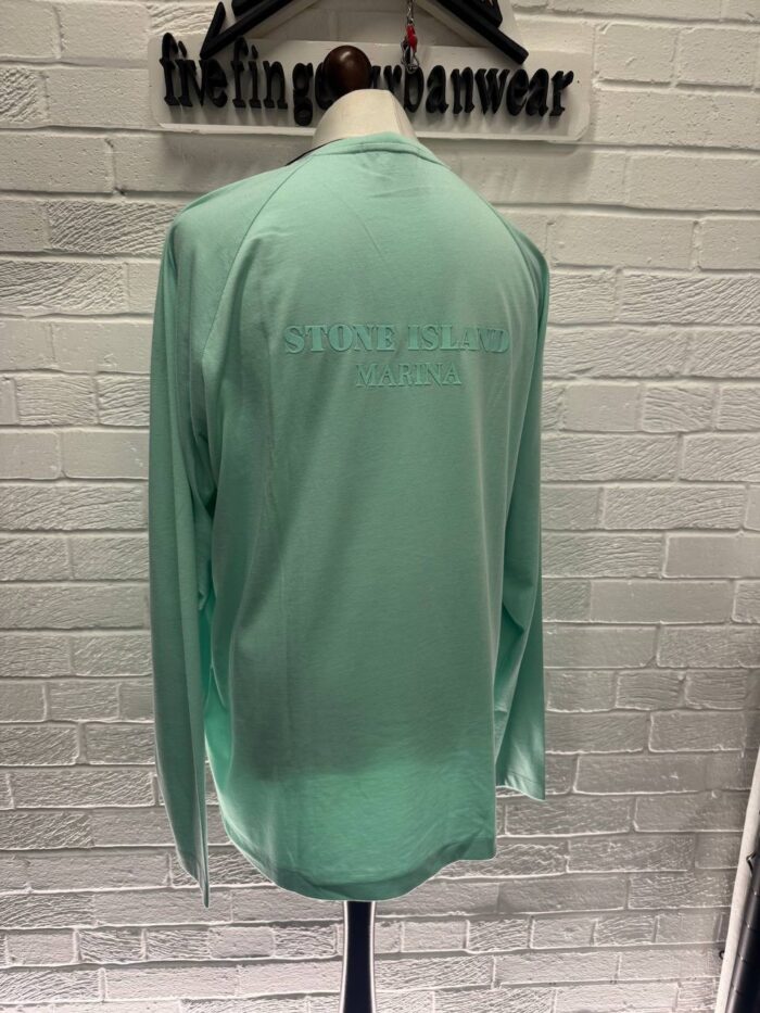 221X3 STONE ISLAND MARINA: Long-sleeve T-shirt. XXL P2P 25” - Image 3