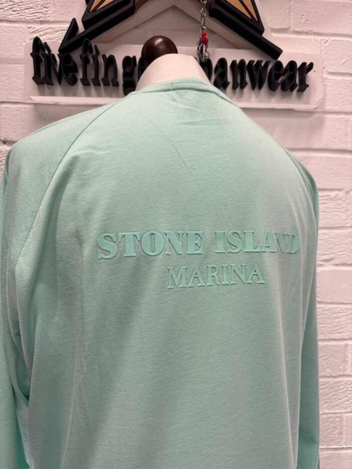 221X3 STONE ISLAND MARINA: Long-sleeve T-shirt. XXL P2P 25” - Image 4