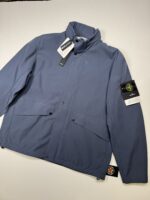 STONE ISLAND 40327 LIGHT SOFT SHELL-R_E.DYE® TECHNOLOGY IN RECYCLED POLYESTER  - Blue   -   XXL / 26.5” p2p - Image 2