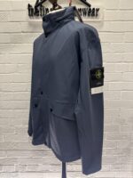 STONE ISLAND 40327 LIGHT SOFT SHELL-R_E.DYE® TECHNOLOGY IN RECYCLED POLYESTER  - Blue   -   XXL / 26.5” p2p - Image 8