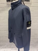 STONE ISLAND 40327 LIGHT SOFT SHELL-R_E.DYE® TECHNOLOGY IN RECYCLED POLYESTER  - Blue   -   XXL / 26.5” p2p - Image 9