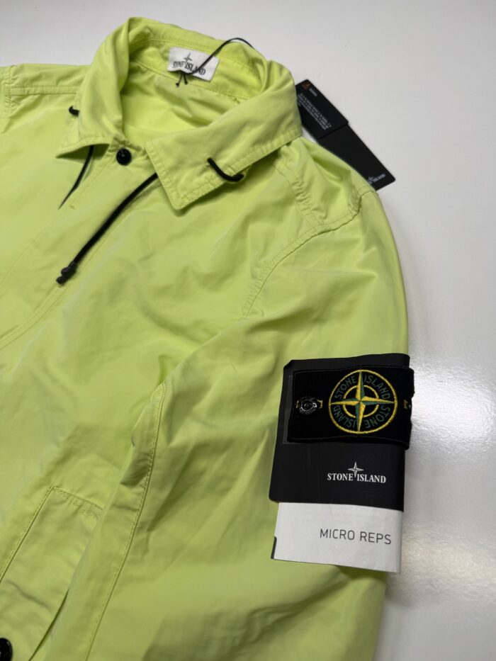 STONE ISLAND 41022 MICRO REPS JACKET IN BRIGHT GREEN - Image 14