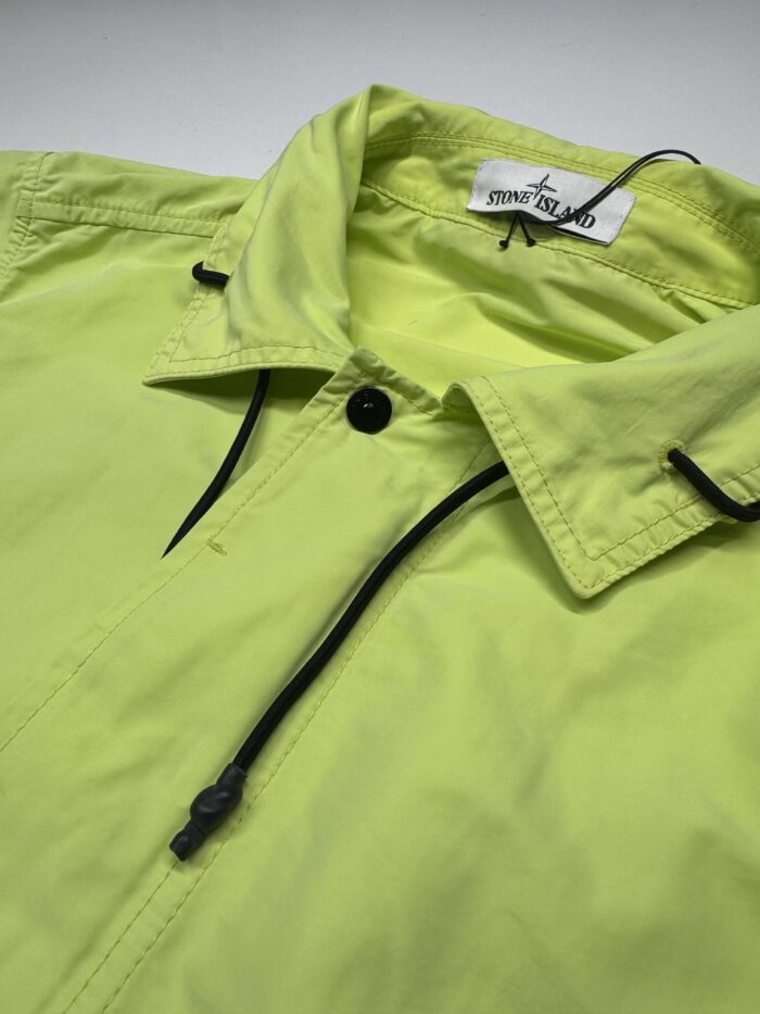 STONE ISLAND 41022 MICRO REPS JACKET IN BRIGHT GREEN - Image 13