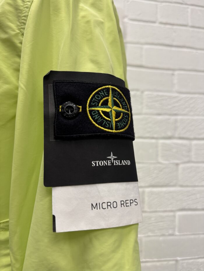 STONE ISLAND 41022 MICRO REPS JACKET IN BRIGHT GREEN - Image 6
