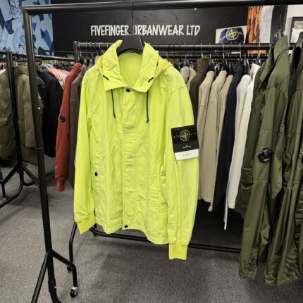 STONE ISLAND 41022 MICRO REPS JACKET IN BRIGHT GREEN