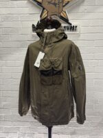 C.P. COMPANY 150a Ba-Tic  Hooded Jacket in Butternut Green / 653 - Image 7
