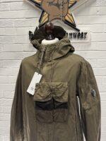 C.P. COMPANY 150a Ba-Tic  Hooded Jacket in Butternut Green / 653 - Image 8
