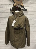 C.P. COMPANY 150a Ba-Tic  Hooded Jacket in Butternut Green / 653 - Image 11