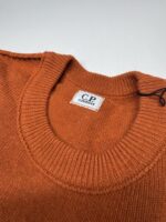 C.P. Company Knitwear crew neck lambswool pull over in Orange XXL  / 26” P2P - Image 2