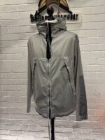 C.P. COMPANY 220A 50 FILI GUM GOGGLE JACKET IN DRISSLE GREY - Image 5