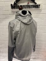 C.P. COMPANY 220A 50 FILI GUM GOGGLE JACKET IN DRISSLE GREY - Image 13
