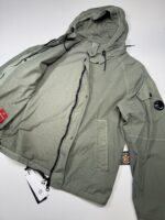 CP Company 221A FLATT NYLON hooded Jacket in green - Image 4