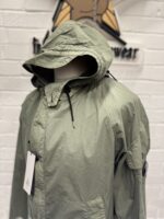 CP Company 221A FLATT NYLON hooded Jacket in green - Image 10