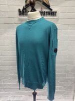 CP company 127A crew knit in sea island cotton. - Image 4