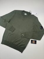 CP company 127A crew knit in sea island cotton - Green - 

Size 44 / XS           / P2P 19”