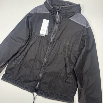 C.P. COMPANY 220A 50 FILI GUM GOGGLE JACKET - BLACK