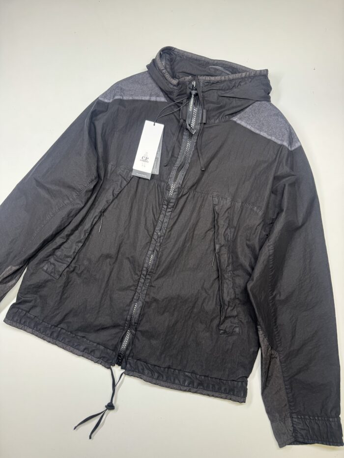 C.P. COMPANY 220A 50 FILI GUM GOGGLE JACKET - BLACK - Image 1