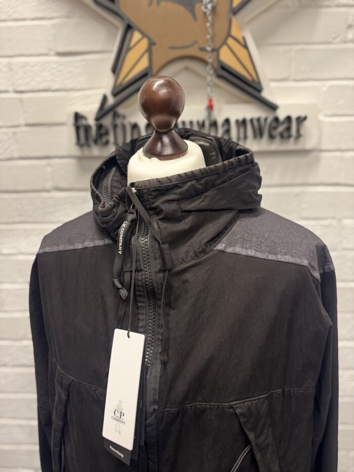C.P. COMPANY 220A 50 FILI GUM GOGGLE JACKET - BLACK - Image 7