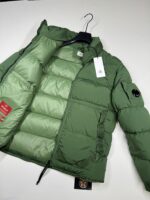 C.P. COMPANY 170A Nycra-R Down Jacket in Green  -     Size 50 / Large.  / 24” p2p  outer measurement - Image 6