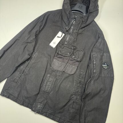 CP Company Co-Ted Hooded Jacket in black
