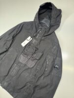 CP Company 150A Co-Ted Hooded Jacket in black - Image 7