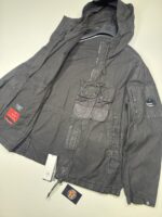 CP Company 150A Co-Ted Hooded Jacket in black - Image 4