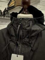 CP Company 150A Co-Ted Hooded Jacket in black - Image 9